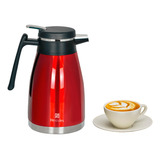 Garrafa Térmica Inox 1,5 L Bule Café Chá Vermelha Hercules