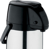 Garrafa Térmica Inox 2,5 Litros Excelence Café Água Soprano Cor Cinza