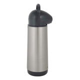 Garrafa Térmica Mor Nobile Inox De Vidro 1.9l Cinza