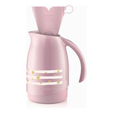 Garrafa Térmica Rosa 0,7l Sanremo Filtro Café Ampola Vidro