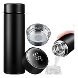 Garrafa Termica Squeeze Com Display Aço Inox 500ml Agua Café Cor Garrafa Termica Preto