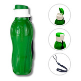 Garrafa Tupperware Eco Tupper Plus 500ml Verde Escuro Squeeze