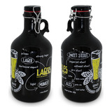 Garrafão De Cerâmica Growler 2l Preto