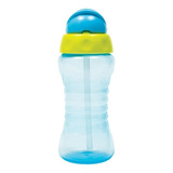 Garrafinha Fresh Buba Com Canudo De Silicone 300ml Azul 
