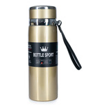 Garrafinha Térmica 1 Litro Academia Trilha Inox Parede Dupla