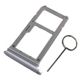 Gaveta Bandeja Slot Chip Para Galaxy S7 Edge G935f Cor Cinza