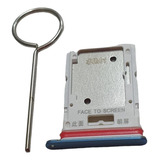 Gaveta Bandeja Slot Chip Para Redmi Note 12 Pro 4g Cor Azul-claro