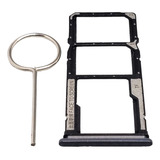 Gaveta Bandeja Suporte Slot Chip Para Redmi 9 Cor Preto