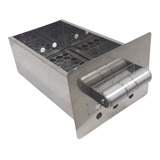 Gaveta De Carvão Inox Churrasqueira A Bafo Diamante Cbd16