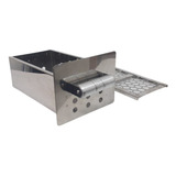 Gaveta De Carvão Inox Churrasqueira A Bafo Diamante Cbd24