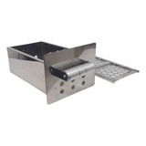 Gaveta De Carvão Inox Churrasqueira A Bafo Diamante Cbd24