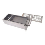 Gaveta De Carvão Inox Churrasqueira A Bafo Diamante Cbd36