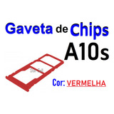 Gaveta E Bandeja Chip Sim Card Slot Para O Celular A10s A107