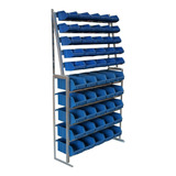 Gaveteiro Estante Com 50 Gavetas Bins Nº 1 E 3 Organizador