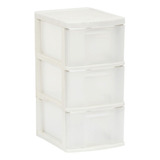 Gaveteiro Organizador De Chão Multiuso 3 Gavetas Gv-04 Sb