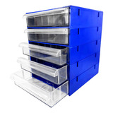 Gaveteiro Organizador Prof. Azul Multiuso Novo Magus Cg505