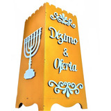 Gazofilácio Dízimos E Ofertas Igreja Em Mdf Dourado Grande