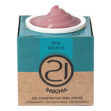 Gel De Alongamento Pink Brilho Nails21 30ml Ecoline Insignia