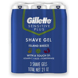 Gel De Barbear Gillette Sensitive Plus