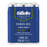 Gel De Barbear Gillette Sensitive Plus
