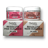Gel De Unhas Resolute Nude+pink Elegance