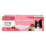 Gel Dental Pasta De Dente Gato Cachorro Mau Hálito Morango