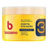 Gel Fixador Cabelo Condicionante Fator 3 Forte Bozzano 300g