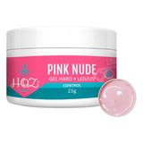 Gel Hqz Pink Nude 25g - Pote Gel Para Unha Hqz Nails Led/uv