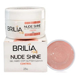 Gel Nude Shine Alongamento De Unhas, Tip Brilia Nails 25g