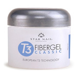Gel T3 Cuccio Star Nail Fibergel Pink Alongamento Unhas 28g