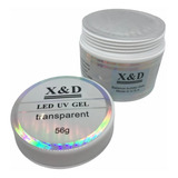 Gel X&d 56g Clear Transparente Alongamento