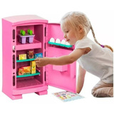 Geladeira De Brinquedo Infantil Grande + Acessórios Menina