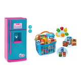 Geladeira Infantil Le Chef C/ Luz Som + Super Feirinha Usual