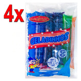 Geladinho Kit 4 Pacotes X 10un 55ml Envio Rápido 40 Unidades