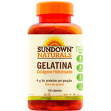 Gelatina Colágeno Hidrolisado 100 Cápsulas Sundown Naturals