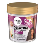 Gelatina Sos Cachos Manteiga De Karité Salon Line 400g