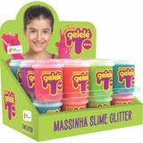 Gelelé Slime Massinha Meleca Gliter Kit 24 Unids Pote 152gr