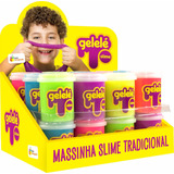 Gelelé Slime Massinha Meleca Tradicional Kit 12 Pote 152gr