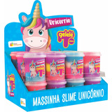 Gelelé Slime Massinha Meleca Unicórnio Kit 15 Pote 152gr