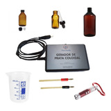 Gerador De Prata E Ouro Coloidal Bivolt + 2 Pares Prata Pura