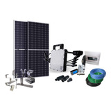  Gerador Energia Solar Residencial 4 Placas C/ Microinversor