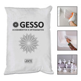 Gesso Lento Em Pó 5kg Branco Para Artesanatos 