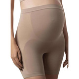 Gestante Short Alta Gravida Bermuda Sem Costura Maternidade