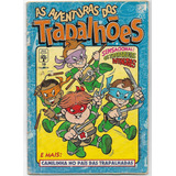 Gibi: As Aventuras Dos Trapalhões Nº 19 ( Ed. Abril-1991- Sem O Pôster ) Os Traparugas Ninjas