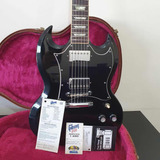 Gibson Sg Standard Ebony 1999 C/ Case+ Ñ Les Paul Custom