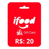 Gift Card Cupom Ifood R$20 Cartão Digital - Envio Imediato