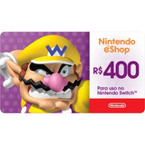 Gift Card Digital Nintendo Eshop R$400