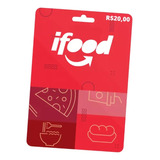 Gift Card Ifood 20 Reais Vale Presente Cartão Digital