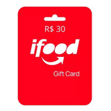 Gift Card Ifood 30 Reais - Envio Imediato