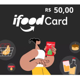 Gift Card Ifood 50 Reais- Envio Imediato